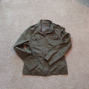 Womens S‎ Big Chill jacket military style olive